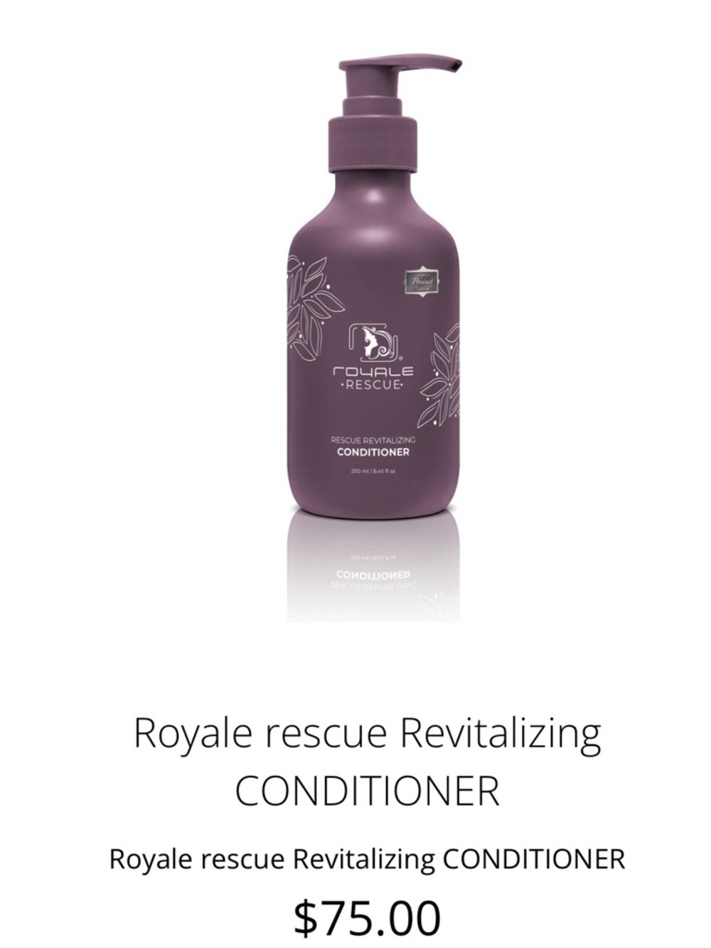Royale rescue Revitalizing CONDITIONER - Picture 4 of 6